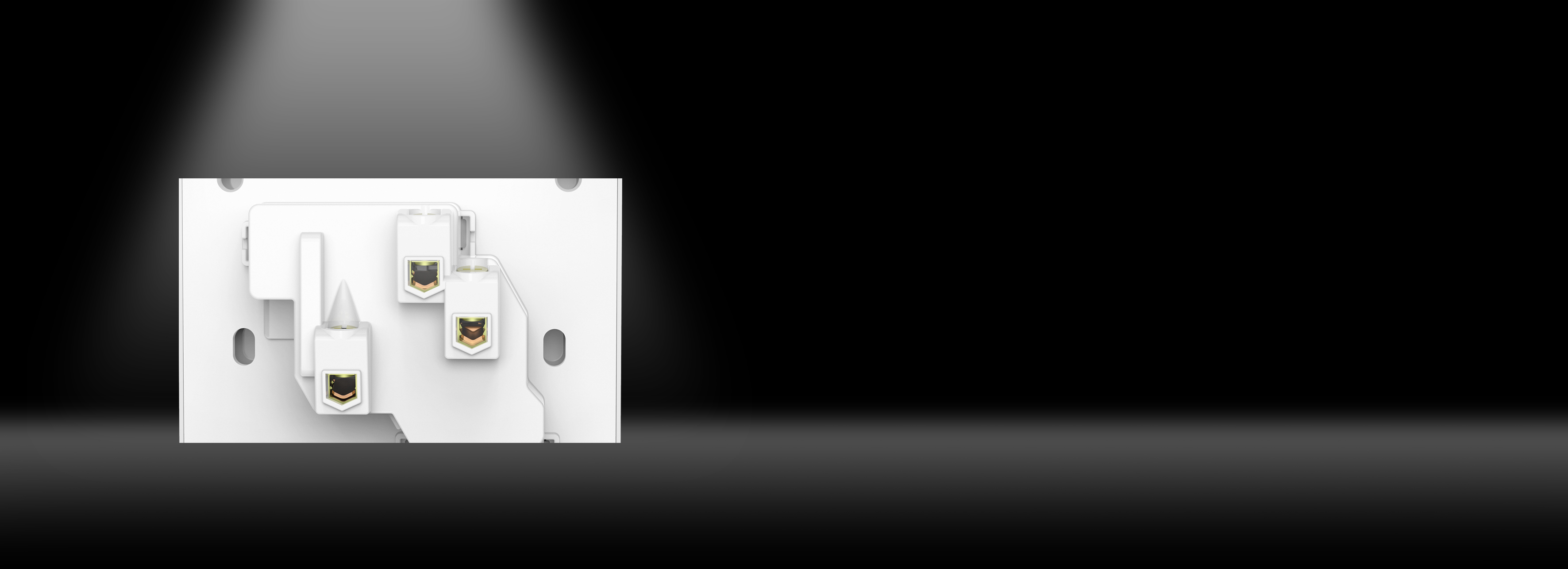 粗细线轻松混接
 V型大孔径接线结构,可...