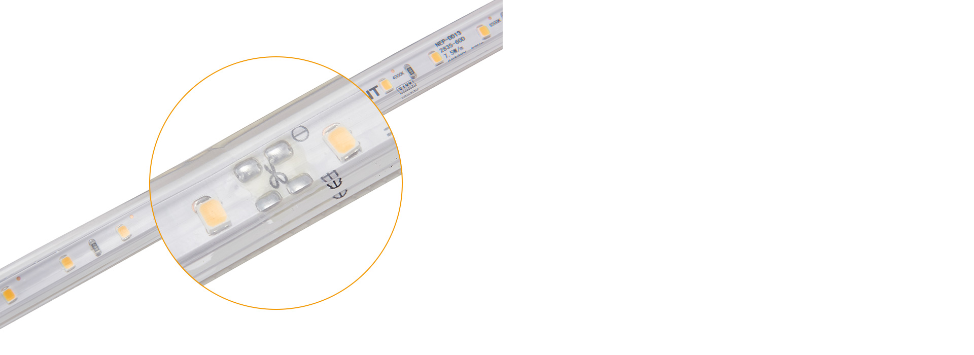剪裁位置标记,方便使用
 正泰灯带DD1...