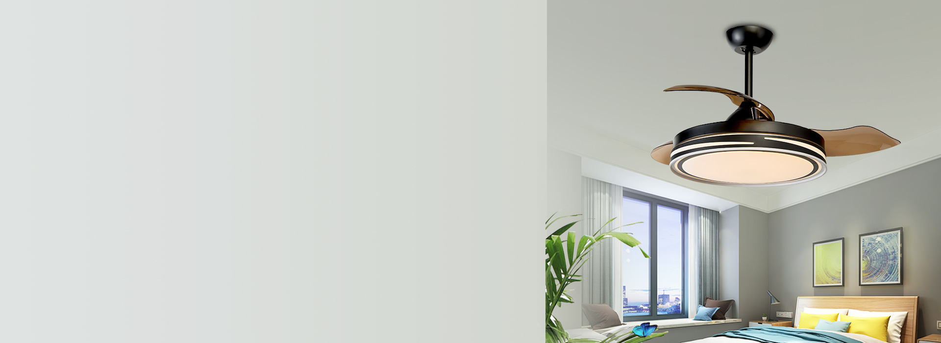 风扇灯:FS71系列(42寸)
 转动美...