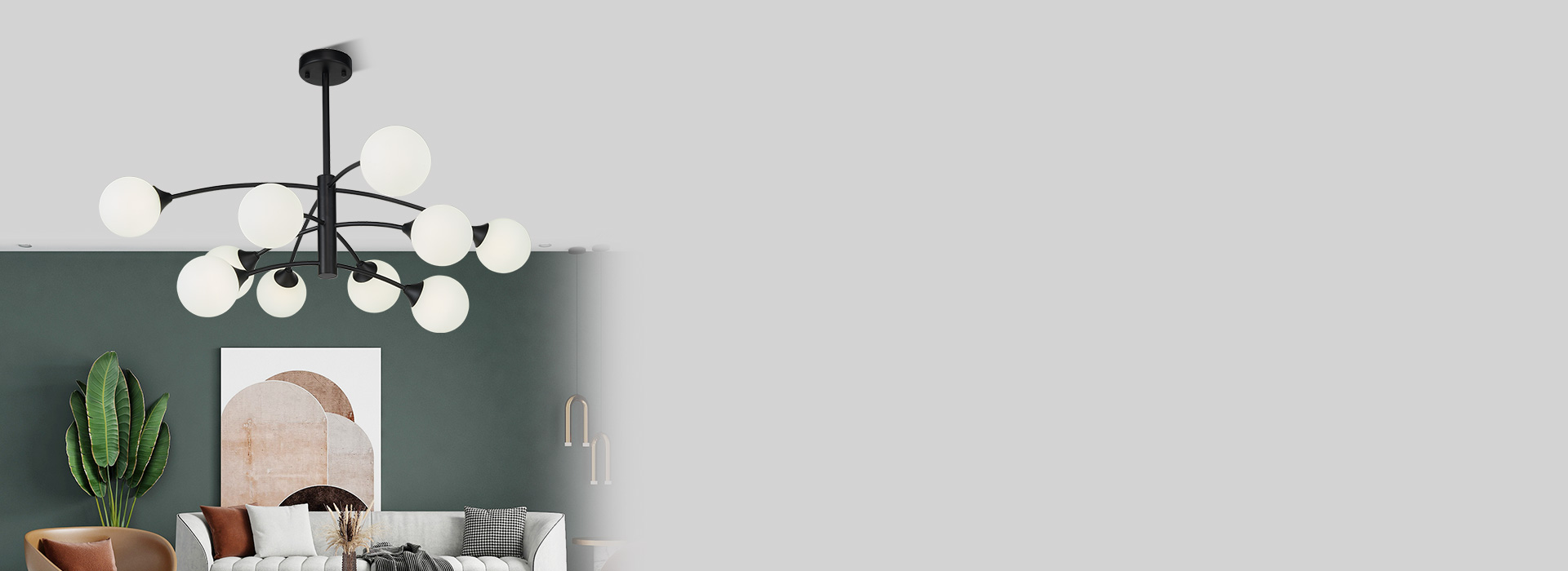 如星闪耀,令人神往遐思
 一颗颗球形灯罩...