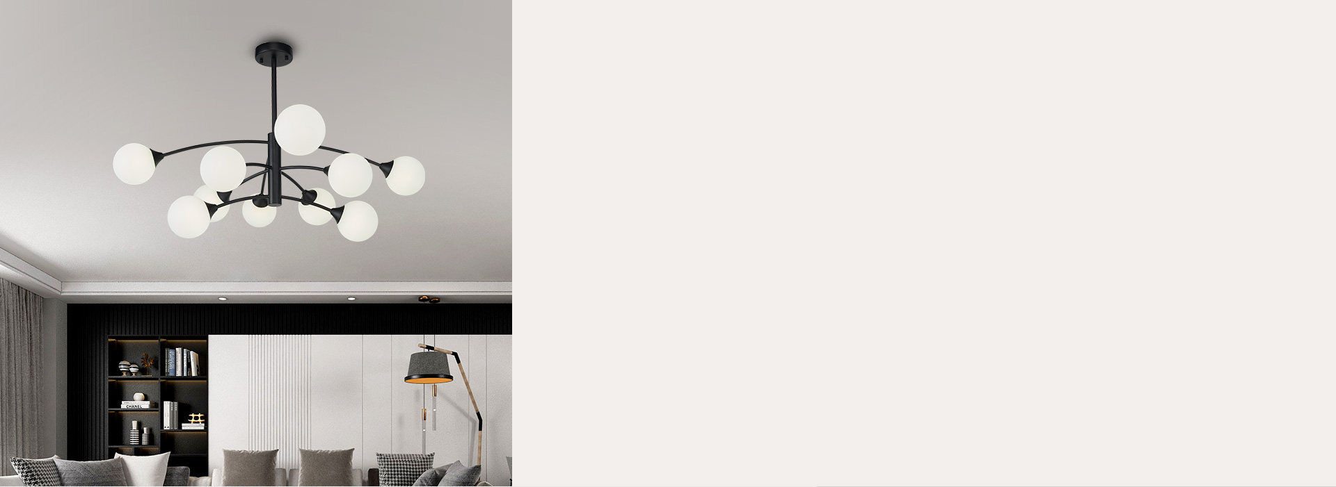 自配光源,自定义空间氛围
 正泰照明吊灯...