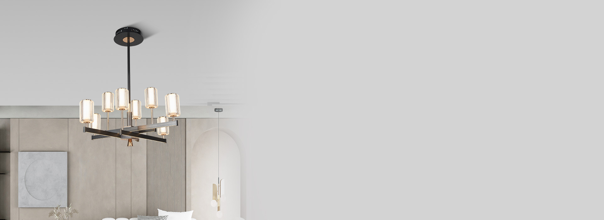 撞色创意设计:
 灰色是风度,金色是气质...