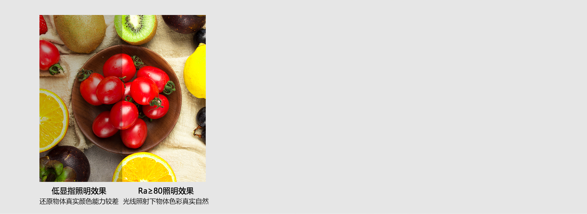 真实的显色,唯美的视界
 显色指数Ra≥...