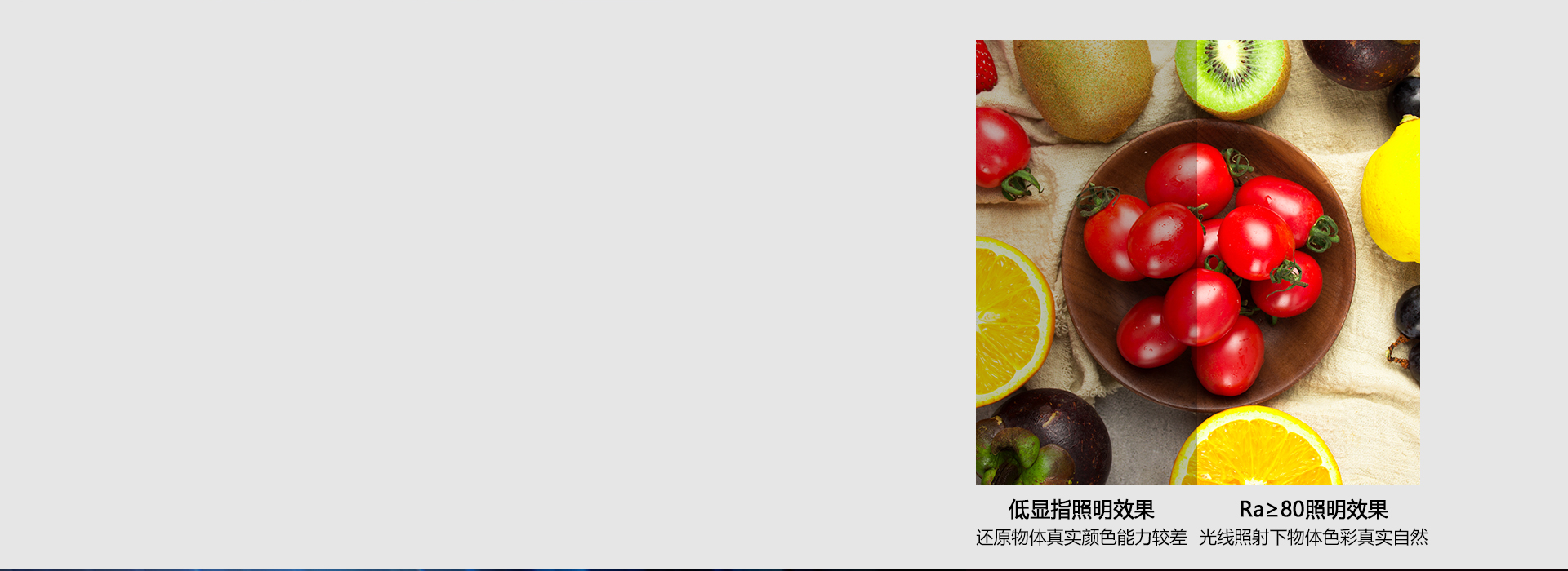 真实的显色,唯美的视界
 显色指数Ra≥...