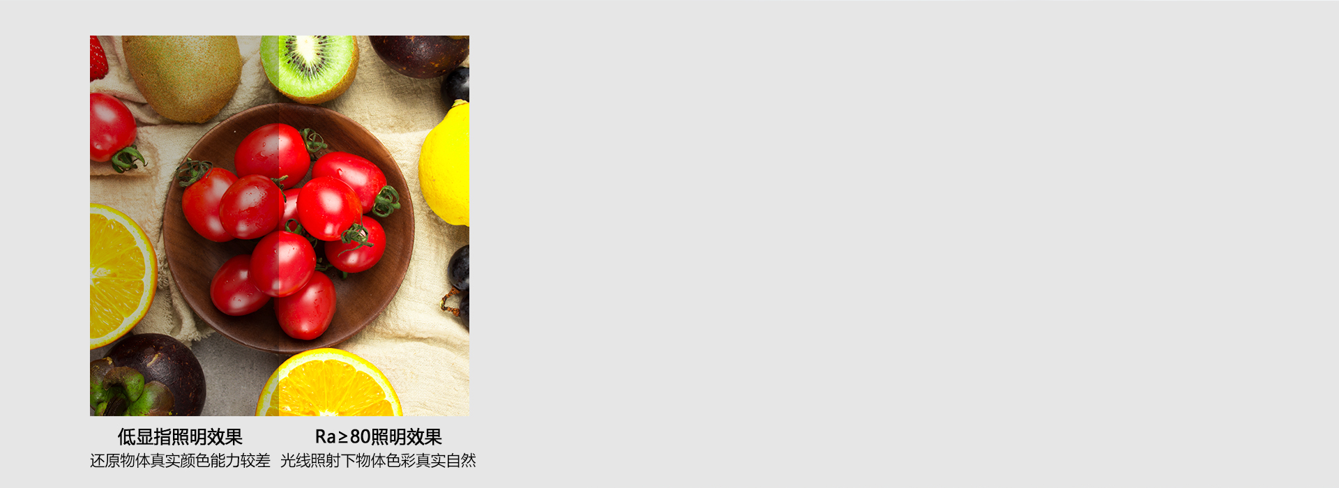 真实的显色,唯美的视界
 显色指数Ra≥...