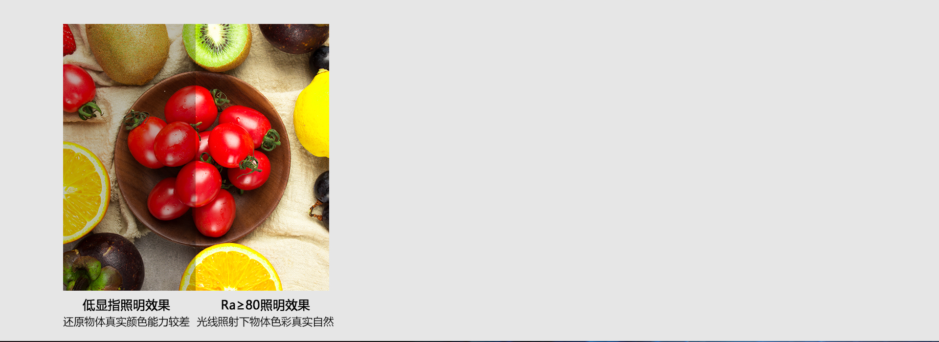 真实的显色,唯美的视界
 显色指数Ra≥...