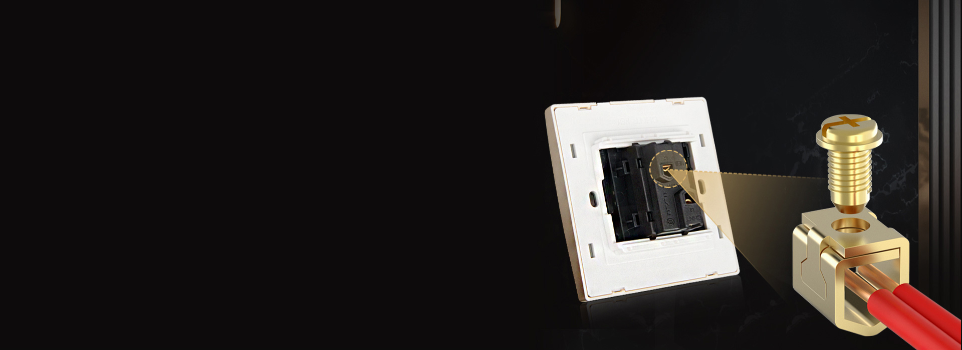 U型接线,方便多一点
 U型接线柱,4m...