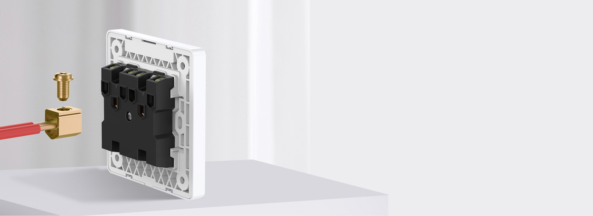 U型大接线柱,接线牢固
 4.2mm大孔...