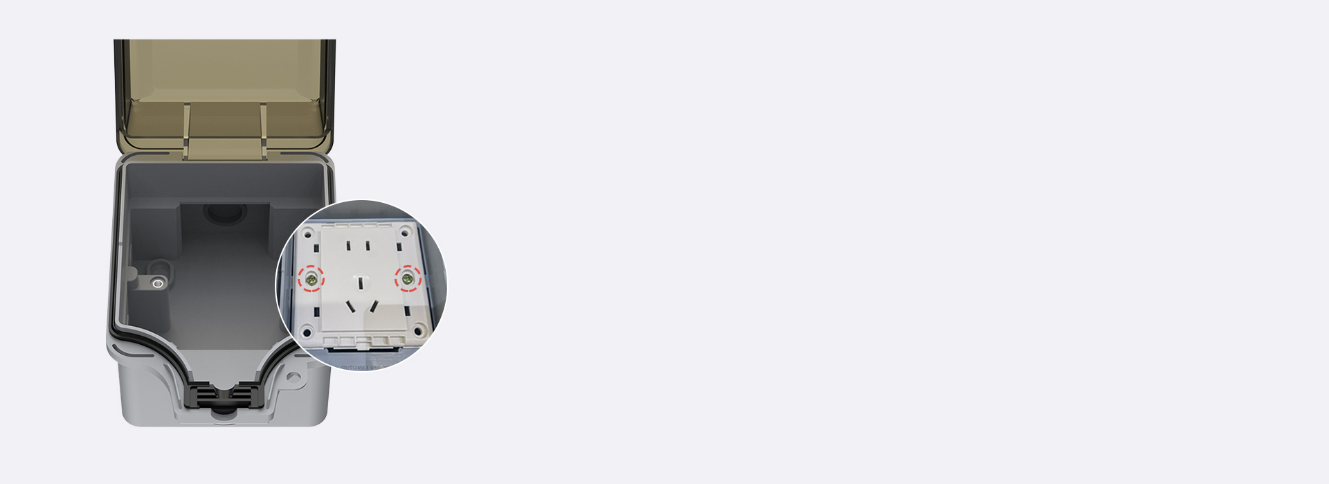 一体式结构,安装便利,无需拆卸
 安装开...