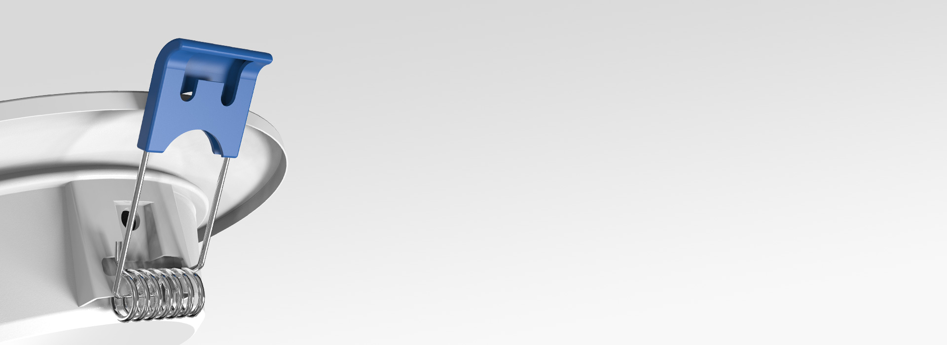 高强度卡簧卡扣,紧密贴合吊顶
 弹簧卡扣...