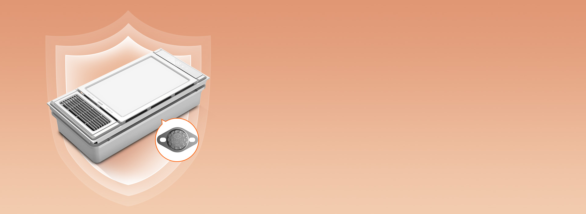 过热保护,为安全加一道屏障
 内置105...