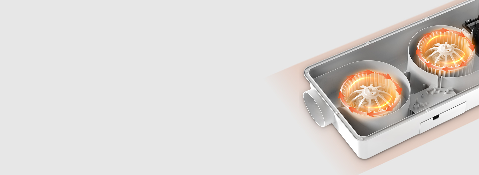 全铜塑封电机,双核动力噪音低
 真材实料...