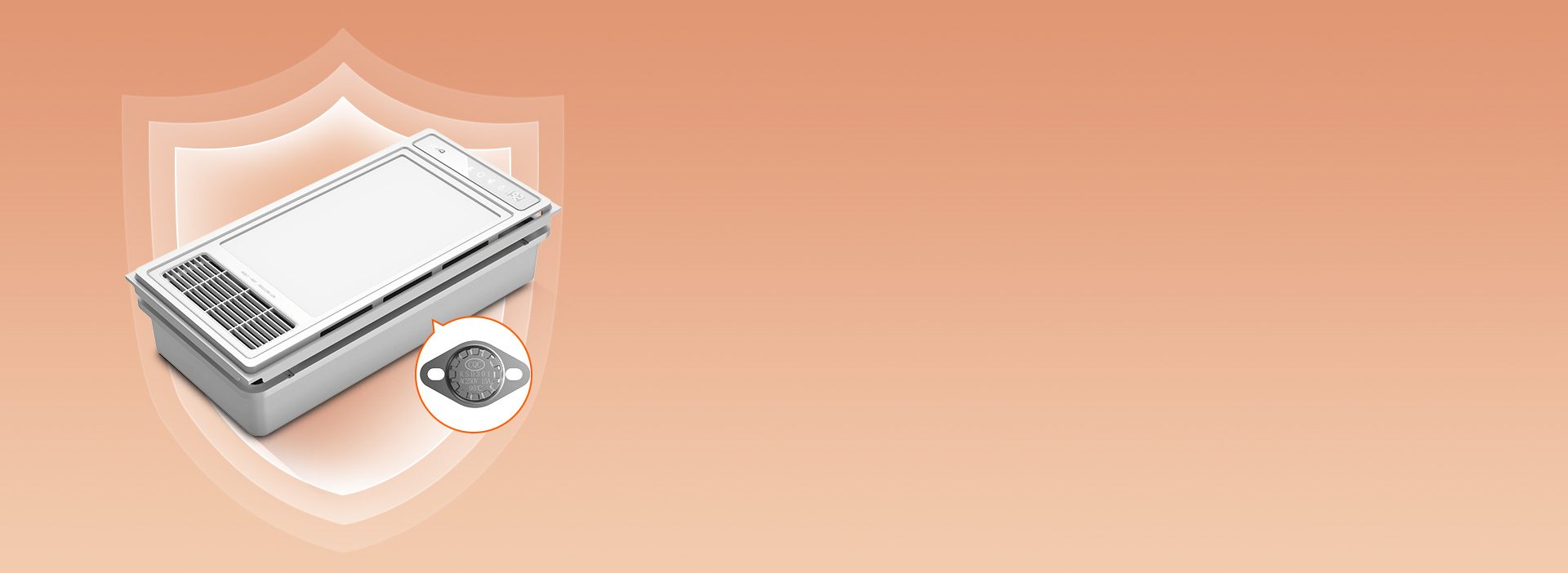 过热保护,为安全加一道屏障
 内置105...