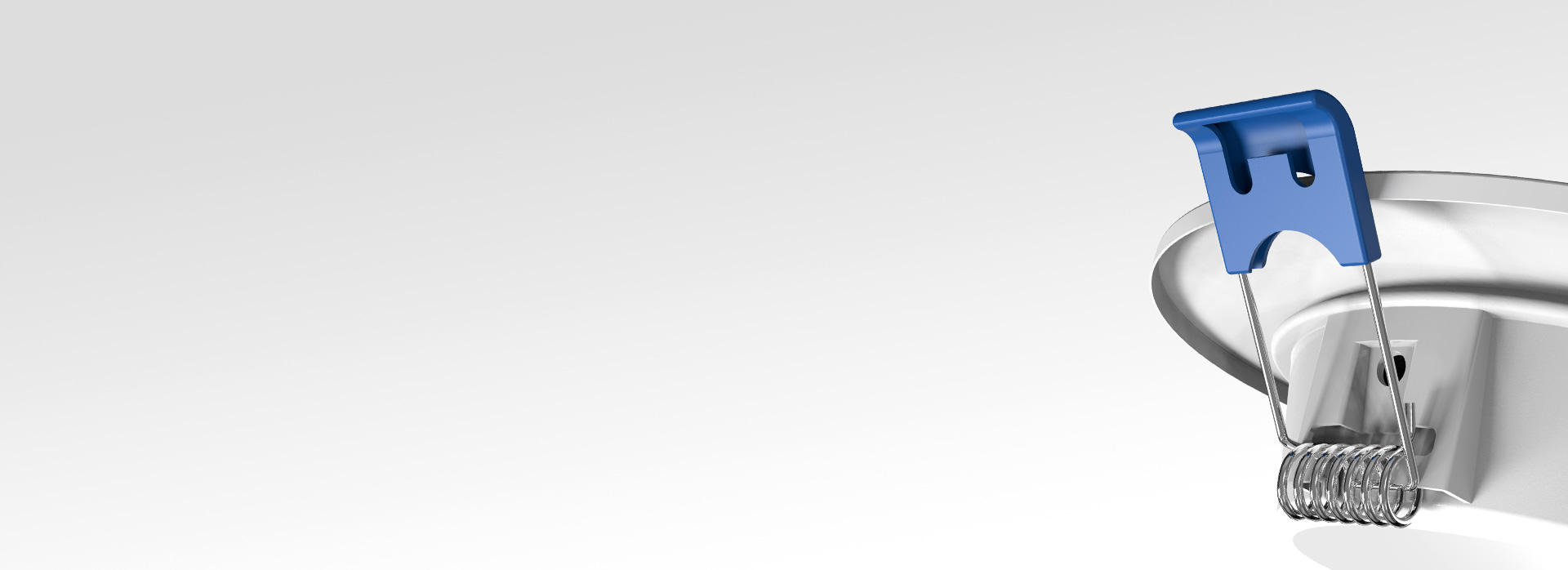 高强度卡簧卡扣,紧密贴合吊顶
 弹簧卡扣...