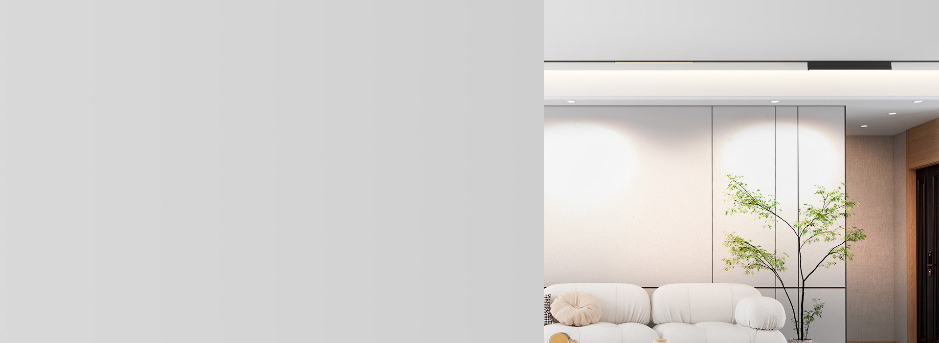 无主灯【美学家】
 照亮范围大,组合使用...