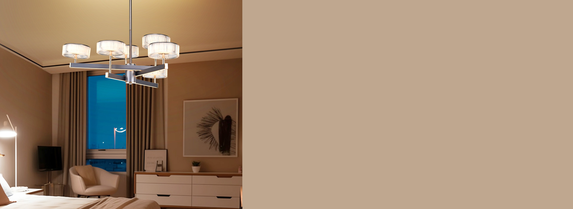 卧室灯
 型号:NEP-XDD12407...