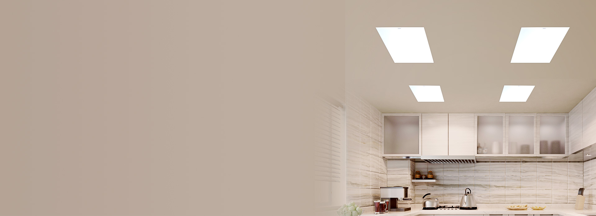 吊顶更整洁美观
 灯具发光面与吊顶齐平,...